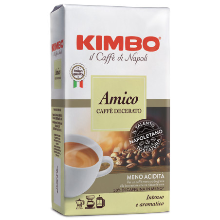 KIMBO AMICO CAFFE' TORREFATTO DECERATO E MACERATO 225 G