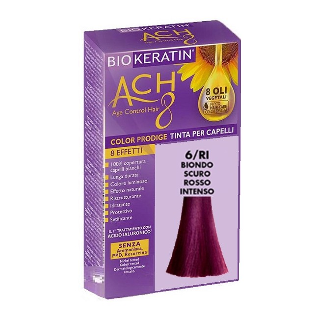 BIOKERATIN ACH8 COLOR PRODIGE 6/RI BIONDO SCURO ROSSO INTENSO