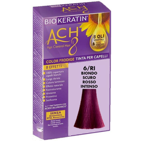 BIOKERATIN ACH8 COLOR PRODIGE 6/RI BIONDO SCURO ROSSO INTENSO