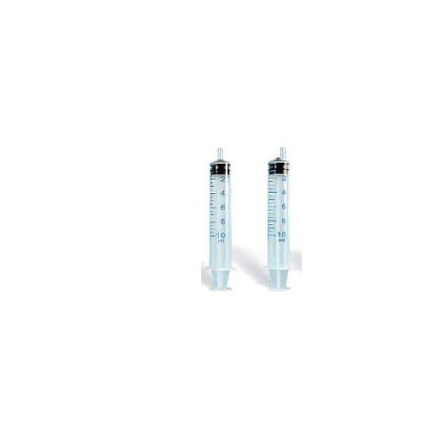 SIRINGA PLASTICA SENZA AGO STERILE 10ML ECC