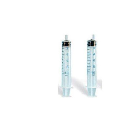 SIRINGA PLASTICA SENZA AGO STERILE 10ML ECC