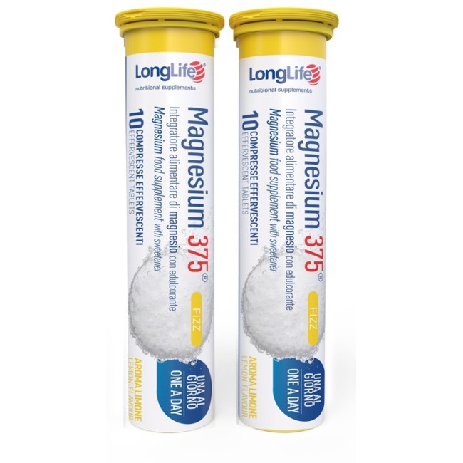 LONGLIFE MAGNESIUM 375 FIZZ 20 COMPRESSE EFFERVESCENTI