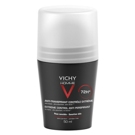 Vichy Homme Deodorante Anti-Traspirante Roll-On 72H