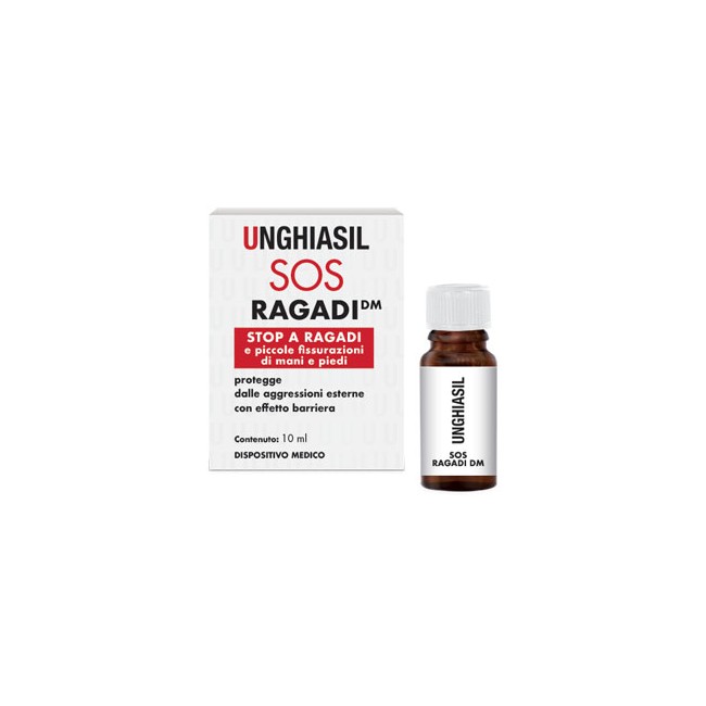 UNGHIASIL SOS RAGADI FLACONE 10 ML CON PENNELLINO E 9 CEROTTI COPRIVERRUCA