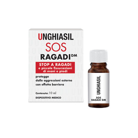 UNGHIASIL SOS RAGADI FLACONE 10 ML CON PENNELLINO E 9 CEROTTI COPRIVERRUCA