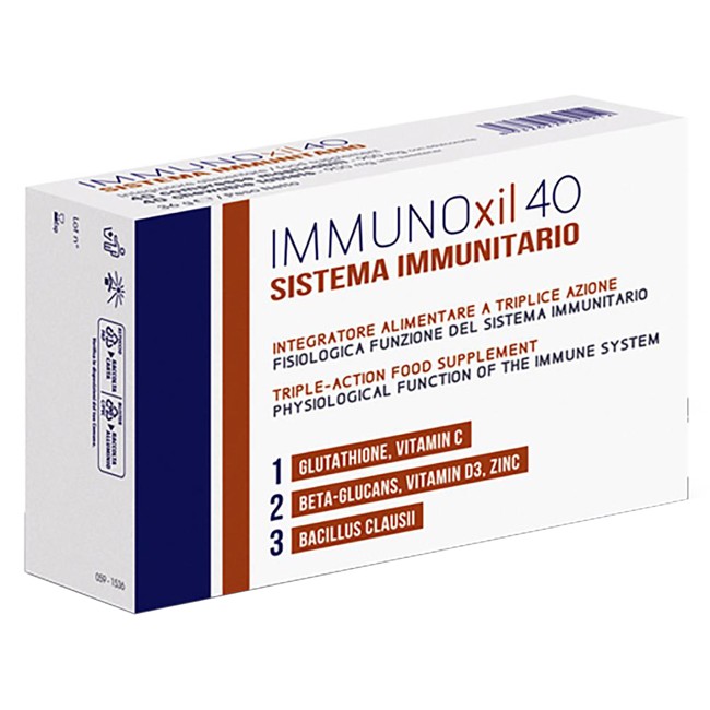 IMMUNOXIL 40 SISTEMA IMMUNITARIO 40 COMPRESSE MASTICABILI