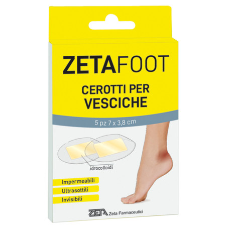 ZETAFOOT CEROTTO IDROCOLLOIDALE VESCICHE 5 PEZZI