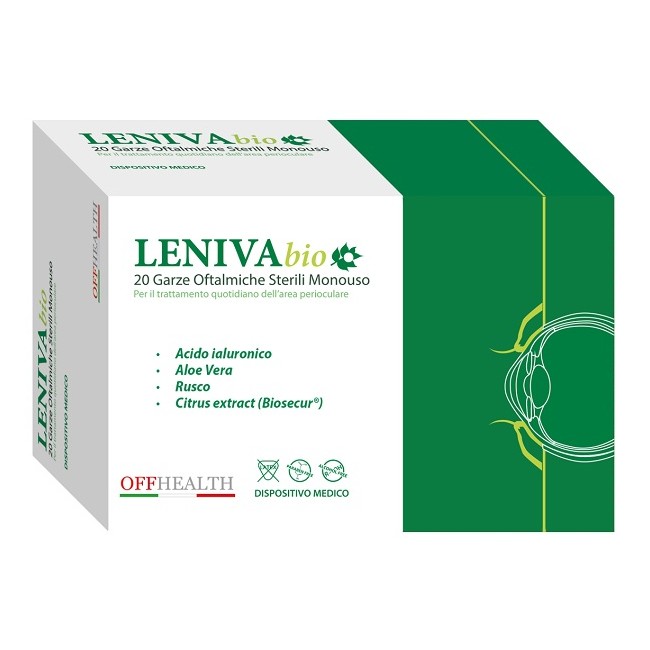 GARZE OFTALMICHE LENIVA BIOSECUR 20 PEZZI