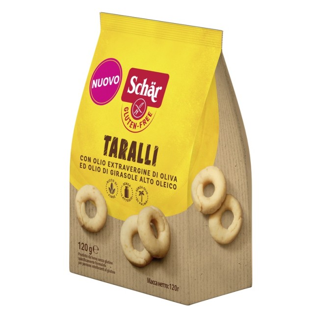 SCHAR TARALLI SENZA LATTOSIO 120 G