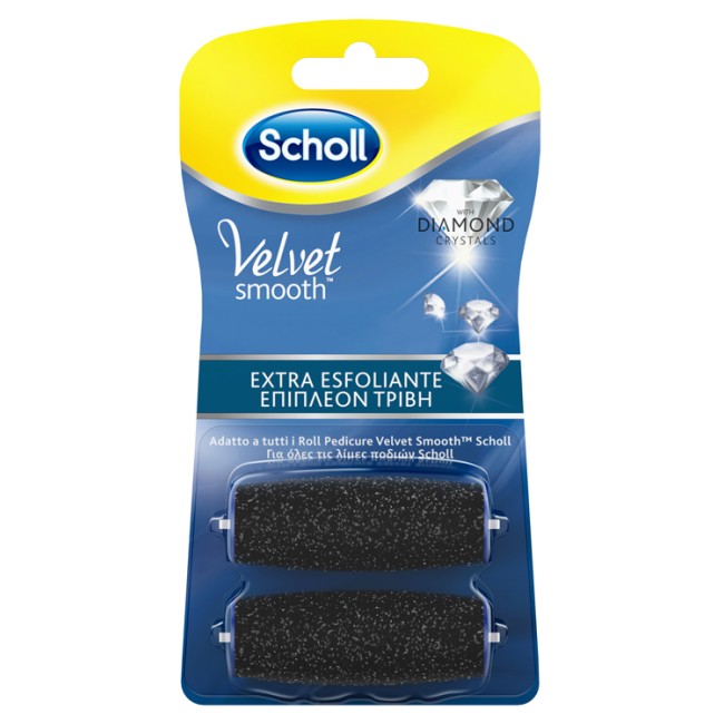 Dr Sholl Velvet Soft Express Piedi Ricariche Roll 2 Ricambi