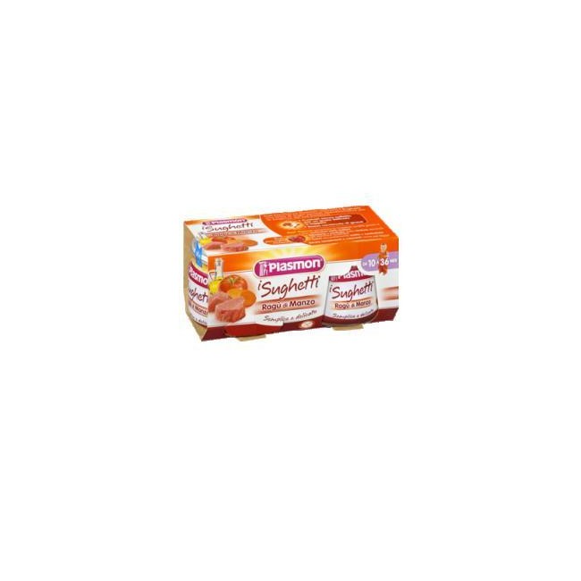 PLASMON SUGHETTO RAGU' DI MANZO 80 G X 2 PEZZI