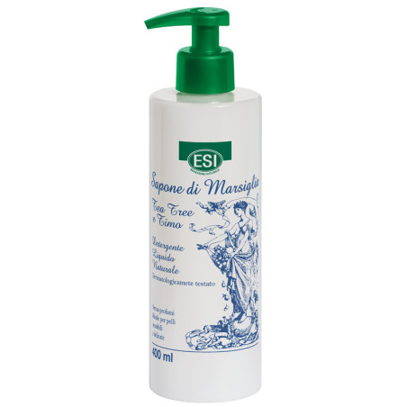 ESI SAPONE MARSIGLIA TEA TREE E TIMO 400 ML