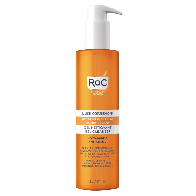 ROC MULTI CORREXION REVIVE + GLOW GEL DETERGENTE