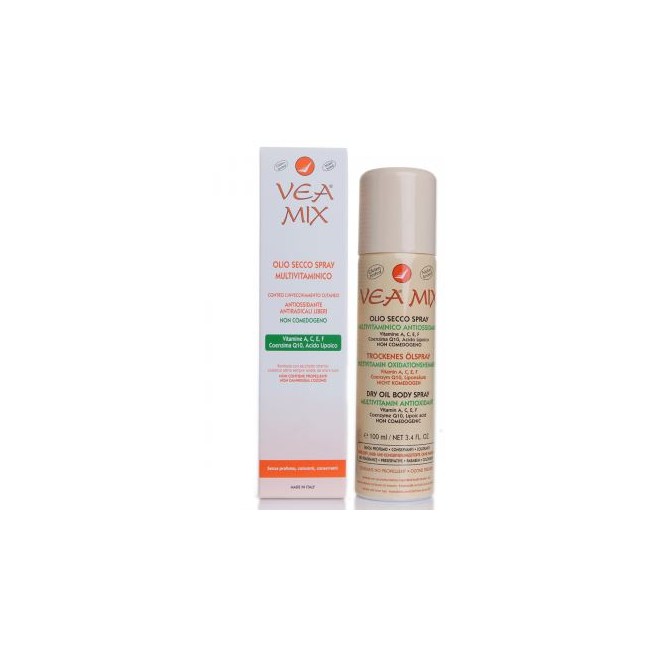 Vea Mix Olio Secco Spray Multivitaminico Antiossidante Non Comedogeno 100ml