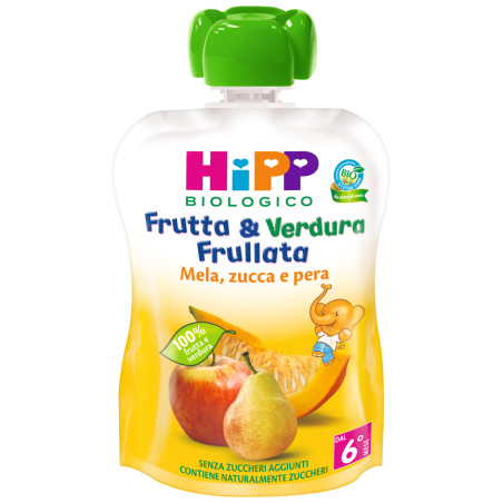 HIPP BIO FRUTTA & VERDURA MELA PERA ZUCCA 90 G