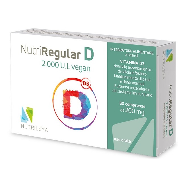 NUTRIREGULAR D 2000UI VEGAN 60 COMPRESSE