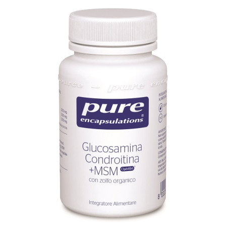 PURE ENCAPSULATIONS GLUCOSAMINA CONDROITINA + MSM 30 CAPSULE