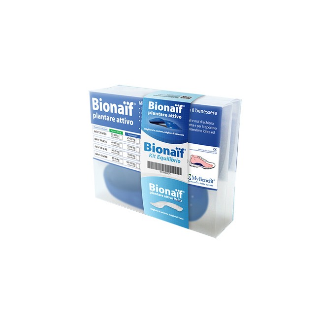 KIT EQUILIBRIO BIONAIF PLANTARE ATTIVO BLU MEDIO DAL 38 AL 42 70-80KG