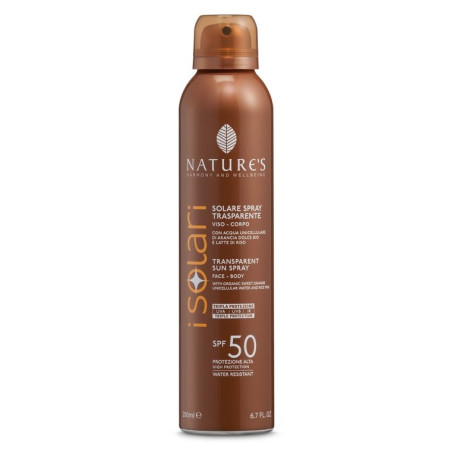 NATURES I SOLARI SPRAY TRASPARENTE SPF50 200 ML