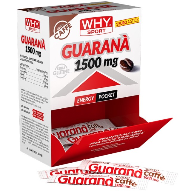 WHY GUARANA' 1500MG 1 BARRETTA STICK 10 ML