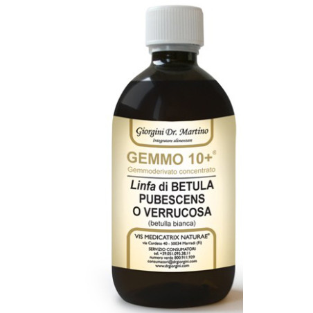 GEMMO 10+ BETULLA B LINFA 500 ML LIQUIDO ANALCOLICO