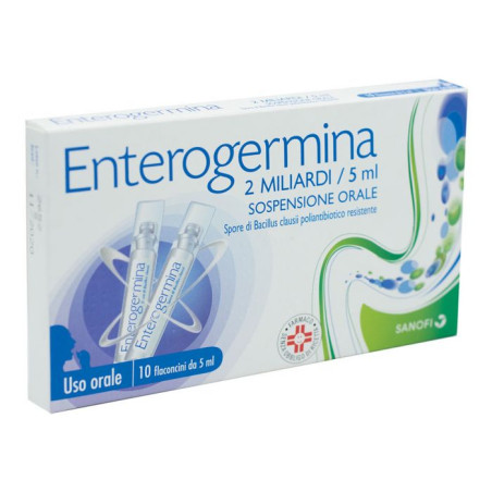 ENTEROGERMINA*OS 10FL 2MLD/5ML