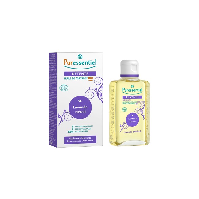 PURESSENTIEL OLIO MASSAGGIO BIO RILASSANTE