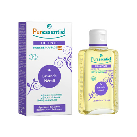 PURESSENTIEL OLIO MASSAGGIO BIO RILASSANTE