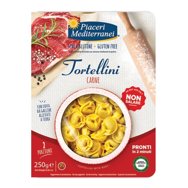 PIACERI MEDITERRANEI TORTELLINI CARNE 250 G