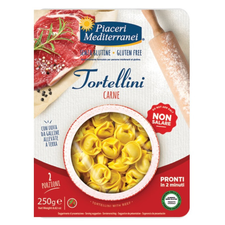 PIACERI MEDITERRANEI TORTELLINI CARNE 250 G