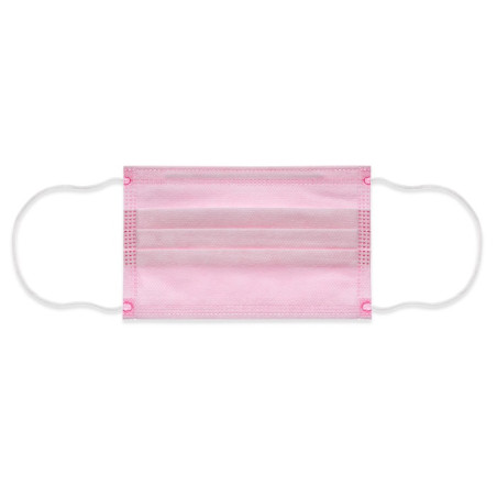 MYMASK PRO TIPO II KIDS MASCHERINA CHIRURGICA A 3 STRATI 10 PEZZI ROSA