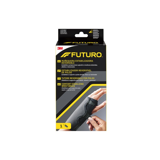 TUTORE PER POLSO REVERSIBILE FUTURO NERO 1 PEZZO