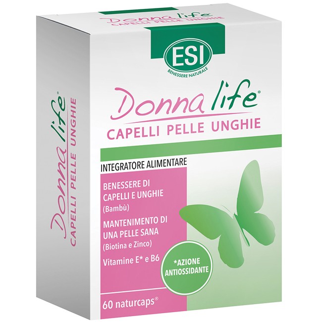 ESI DONNA LIFE CAPELLI PELLE UNGHIE 60 NATURCAPS