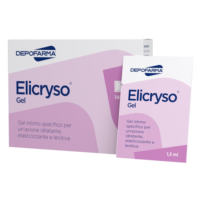 ELICRYSO GEL INTIMO IDRATANTE ELASTICIZZANTE E LENITIVO 14 BUSTINE DA 1,5 ML