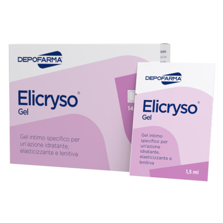 ELICRYSO GEL INTIMO IDRATANTE ELASTICIZZANTE E LENITIVO 14 BUSTINE DA 1,5 ML