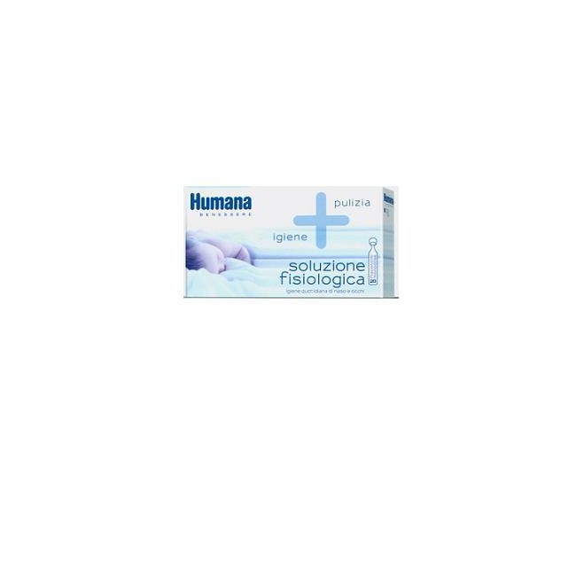 HUMANA SOLUZIONE FISIOLOGICA MONODOSE, 20 FLACONCINI DA 5ML