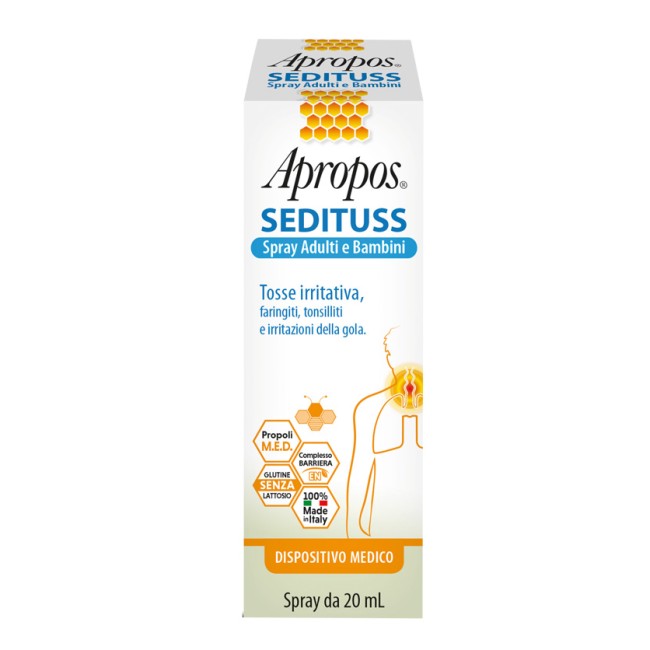 APROPOS SEDITUSS SPRAY ADULTI/BAMBINI 20 ML