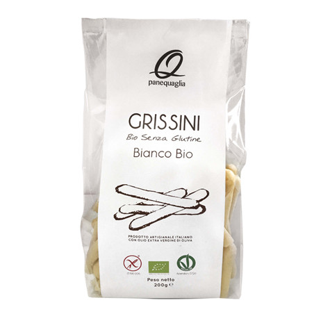 PANE QUAGLIA GRISSINI BIO BIANCHI 200 G