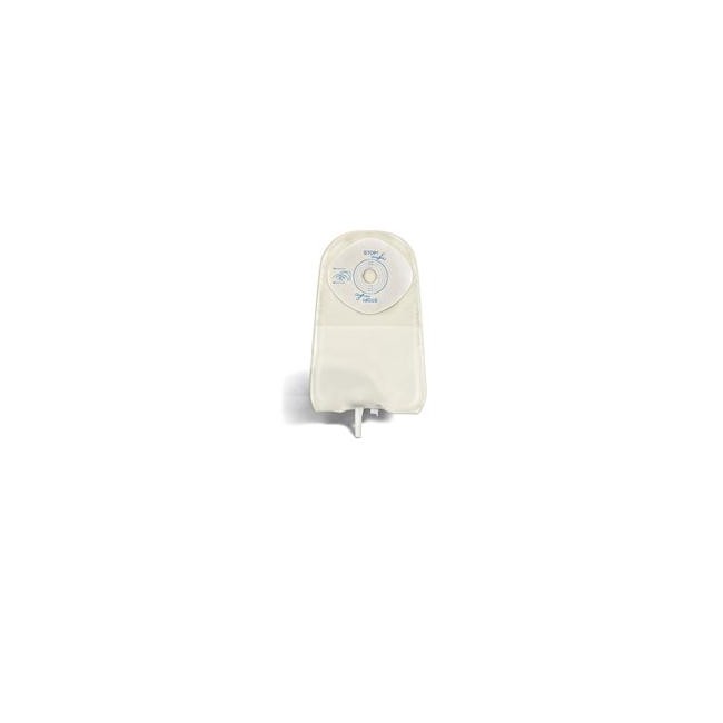 SACCA UROSTOMIA TRASPARENTE PRETAGLIATA MONO PEZZO CON BARRIERA PROTETTIVA IN STOMAHESIVE E VALVOLA ANTIREFLUSSO URODRESS 45MM 1