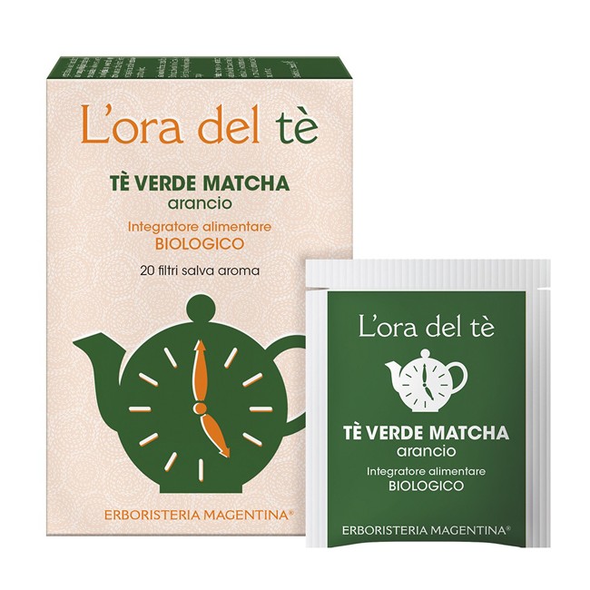 TE' VERDE MATCHA/ARANCIO BIO 20 FILTRI 30 G