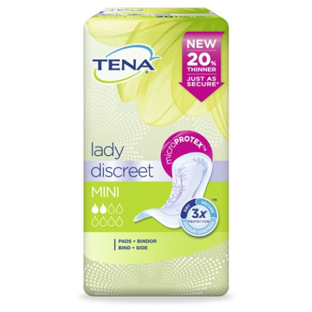 PANNOLONE SAGOMATO TENA LADY DISCREET MINI 20 PEZZI