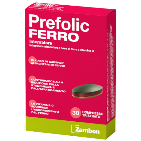 PREFOLIC FERRO 30 COMPRESSE