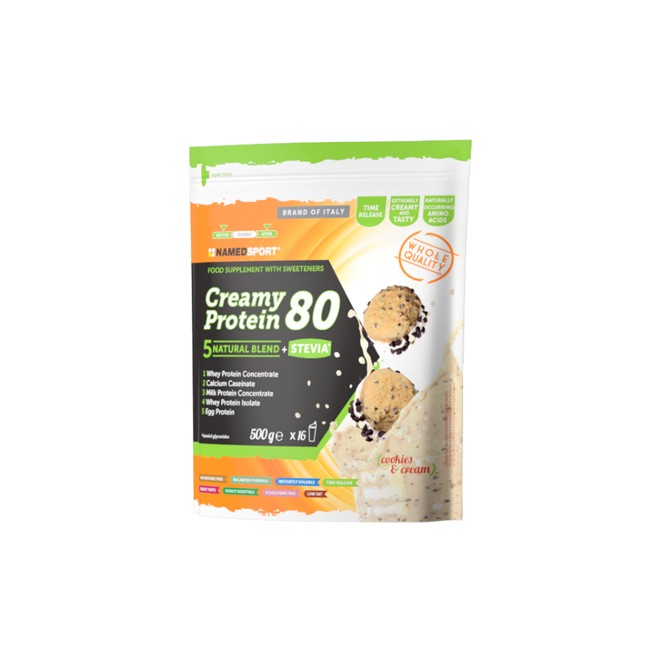 CREAMY PROTEIN 80 COOKIES & CREAM 500 G