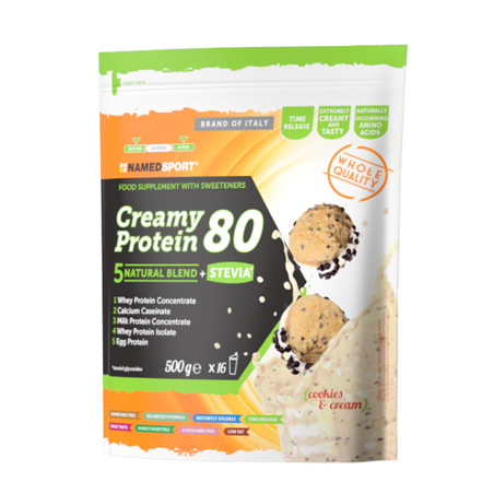 CREAMY PROTEIN 80 COOKIES & CREAM 500 G