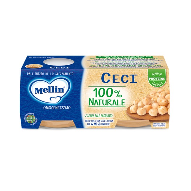 MELLIN OMOGENEIZZATO CECI 2 X 80 G