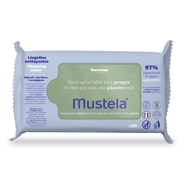 MUSTELA SALVIETTE DETERGENTI 60 PEZZI