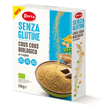 DORIA COUS COUS BIOLOGICO 4 LEGUMI 250 G