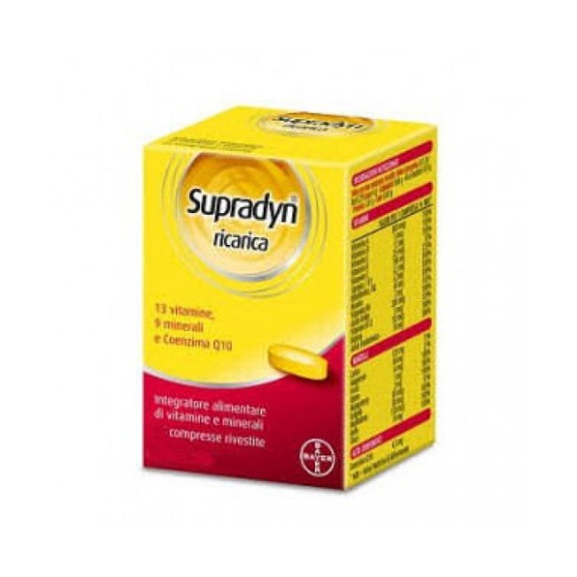 Confezione da 60 compresse di Supradyn ricarica integratore multivitaminico