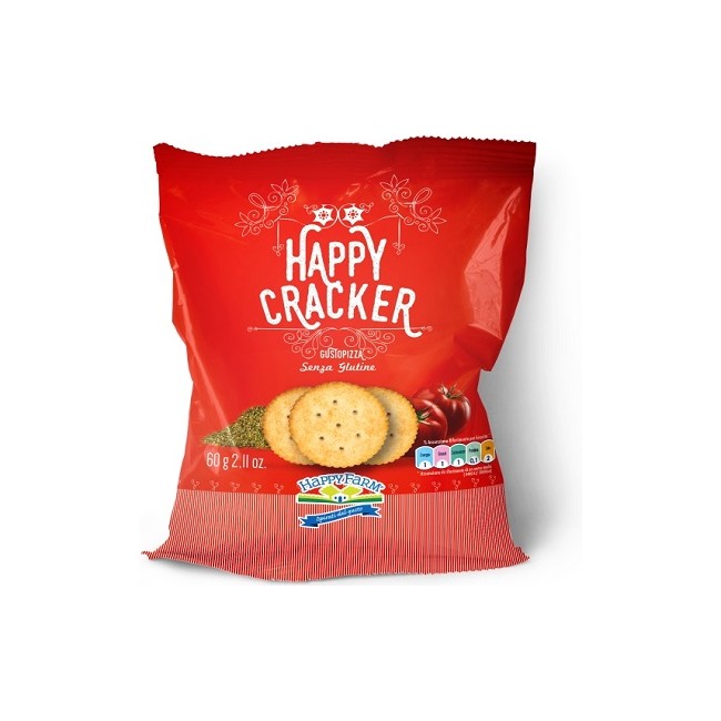 HAPPY FARM HAPPY CRACKERS GUSTO PIZZA 60 G