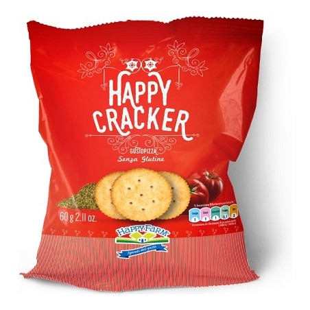 HAPPY FARM HAPPY CRACKERS GUSTO PIZZA 60 G